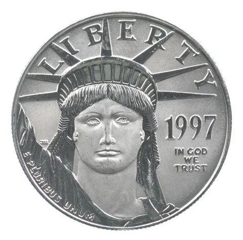 1997 (P) $100 American Platinum Eagle Unc 1 Oz