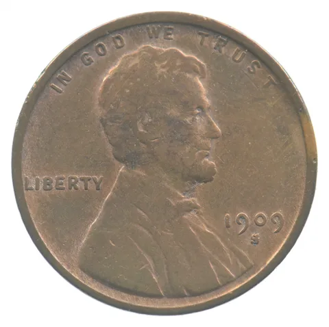1909-S Lincoln Wheat Cent *4463