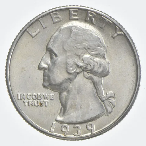 1939-D BU Washington Quarter Silver
