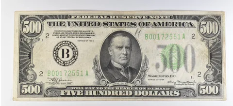1934 $500 New York NY FRN Green Seal a5623