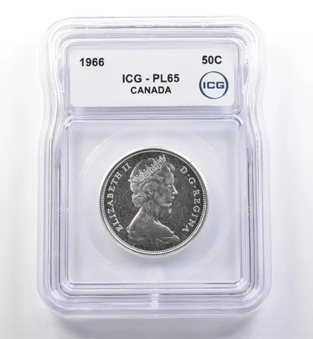 1966 Canada 50 Cents PL65 ICG *0231