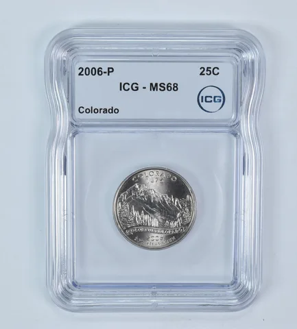 2006-P Washington State Quarter Colorado MS68 ICG