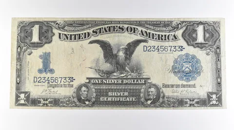 1899 $1 United States Black Eagle Silver Certificate Large Note FR#226a *0756