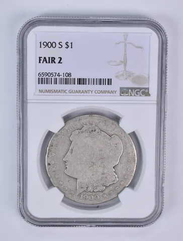 1900-S Morgan Silver Dollar Fair 2 NGC Lowball