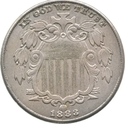 1883 Shield Nickel a4681