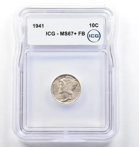 1941 Mercury Dime MS67+ FB ICG *0719