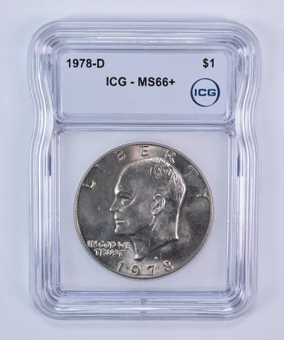1978-D Eisenhower $1 MS66+ ICG