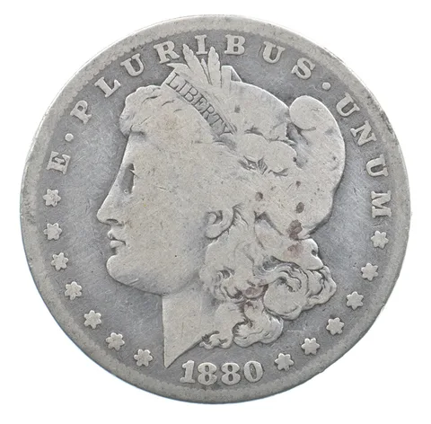 Early - 1880-O Morgan Silver Dollar - 90% US Coin *982