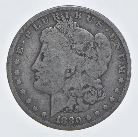 Early - 1880-O Morgan Silver Dollar - 90% US Coin *128