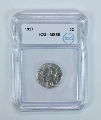1937 Indian Head Buffalo Nickel MS65 ICG