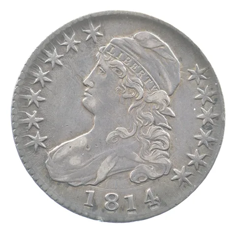 1814 Capped Bust Half Dollar O-103 R1 a5086