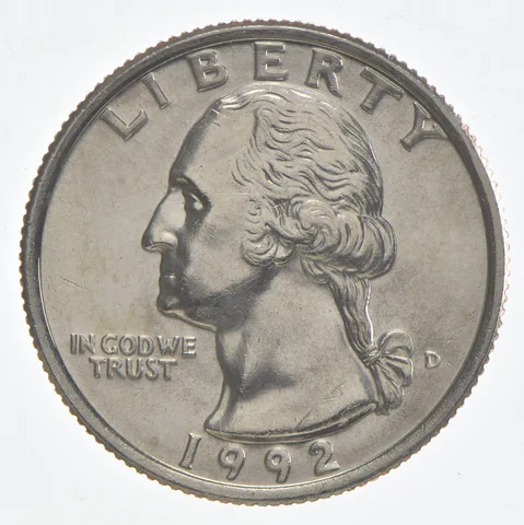 1992-D Washington Quarter Clad Unc