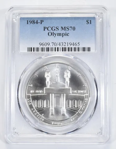 1984-P Olympics LA Commemorative Silver Dollar MS70 PCGS