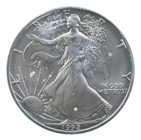 Better Date 1992 American Silver Eagle 1 Troy Oz .999 Fine Silver *694