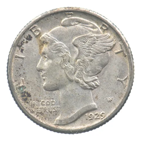 1929 Mercury Dime *9976