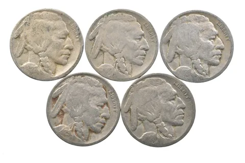 BETTER Lot 1928-S 1927-S 1928-D 1929-S 1928-S Buffalo Nickel Collection *094