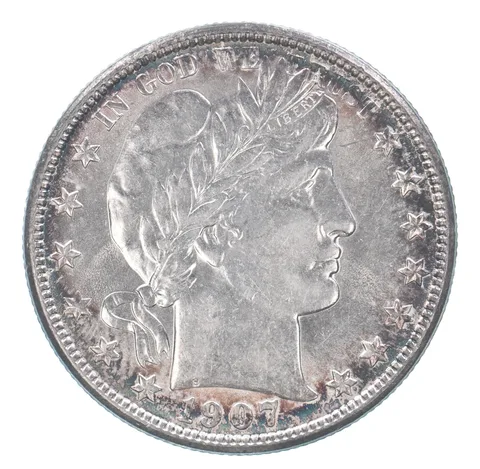1907-O Barber Half Dollar Beautiful Tone *8903