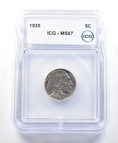 1935 Indian Head Buffalo Nickel MS67 ICG *9017
