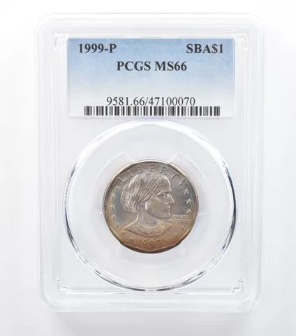 1999-P Susan B Anthony $1 MS66 PCGS Beautiful Tone *7784