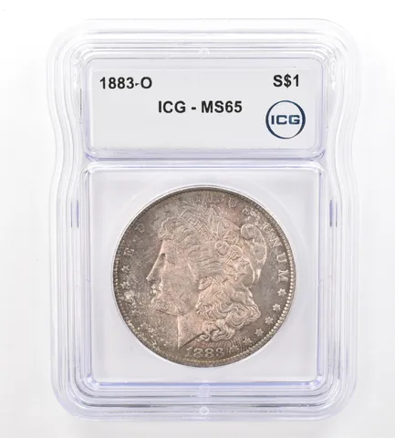 1883-O Morgan Silver Dollar MS65 ICG Beautiful Tone *7380