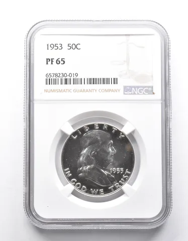 PF65 1953 Franklin Half Dollar NGC *9947