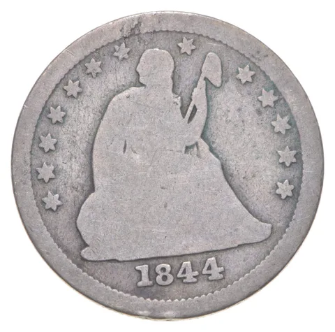 1844-O Seated Liberty Quarter Dollar *0691