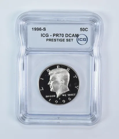 1996-S Kennedy Half Dollar Prestige Set PR70 DCAM ICG