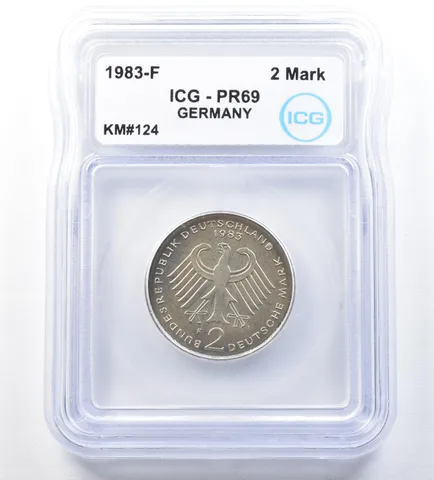 1983 F Germany 2 Mark KM#124 PR69 ICG *8894