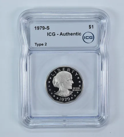 1979-S Susan B Anthony $1 Type 2 Authentic ICG