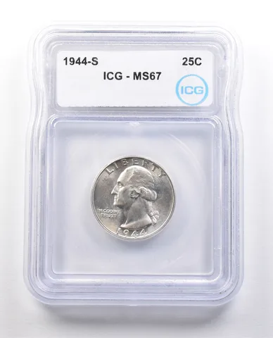 1944-S Washington Quarter MS67 ICG *1376