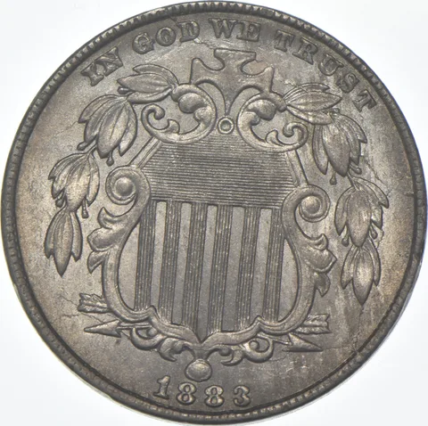 1883 Shield Nickel a7842
