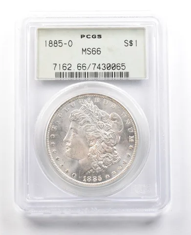1885-O Morgan Silver Dollar MS66 PCGS OGH *3642