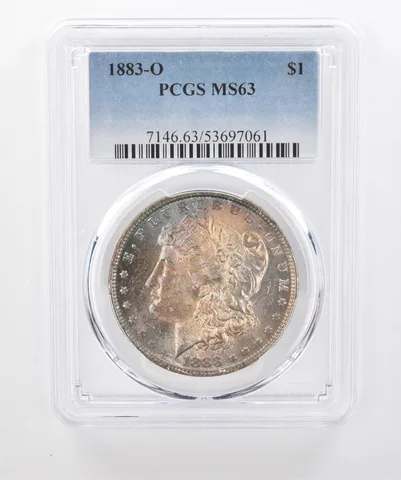 1883-O Morgan Silver Dollar MS63 PCGS Beautiful Tone *1466