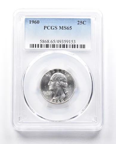 1960 Washington Quarter MS65 PCGS Type B Reverse Variety *1860