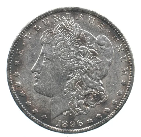 Early - 1896 Morgan Silver Dollar - 90% US Coin *667