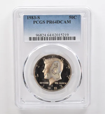 1983-S Kennedy Half Dollar PR64 DCAM PCGS Beautiful Tone *9269