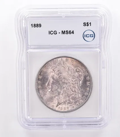 1889 Morgan Silver Dollar MS64 ICG Beautiful Tone *8707