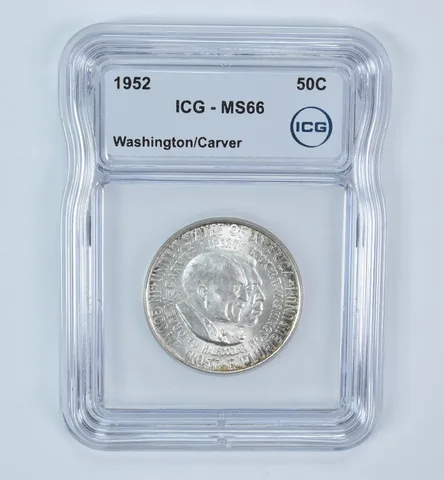 1952 Washington Carver Commemorative Half Dollar MS66 ICG