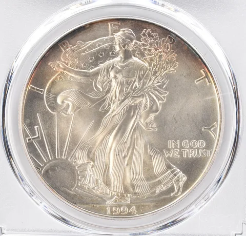 1994 American Silver Eagle MS68 PCGS Beautiful Tone *1231
