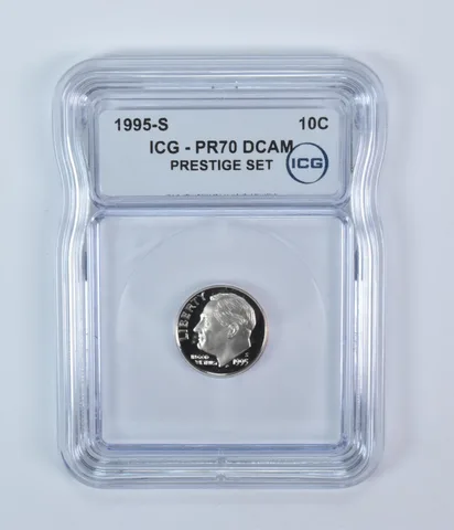 1995-S Roosevelt Dime Prestige Set PR70 DCAM ICG