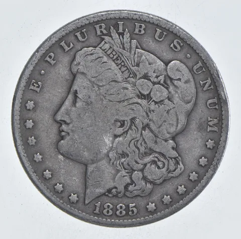 Early - 1885 Morgan Silver Dollar - 90% US Coin *094