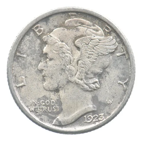 1923-S Mercury Dime *9672