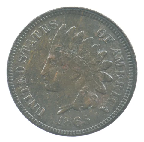 1865 Indian Head Cent *0007