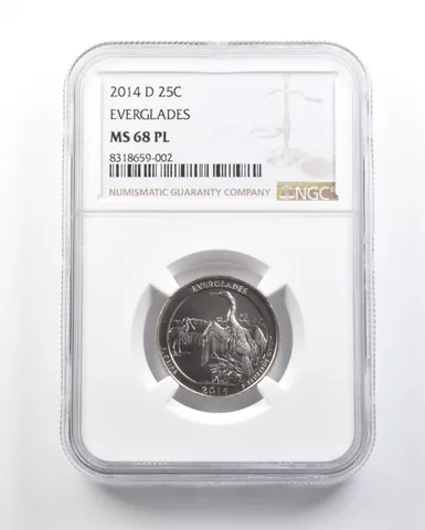 2014-D Washington Quarter Everglades MS68 PL NGC