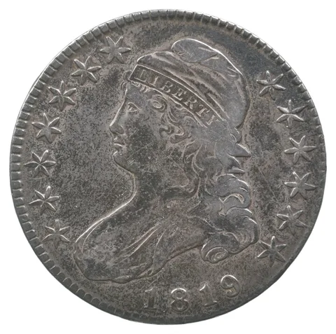 1819 Capped Bust Lettered Edge Half Dollar *7115