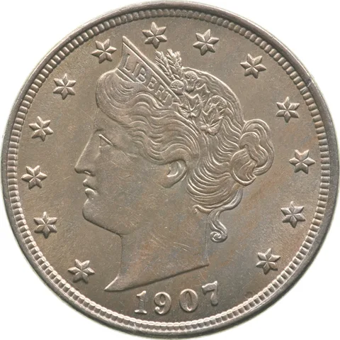 1907 Liberty V Nickel a3933