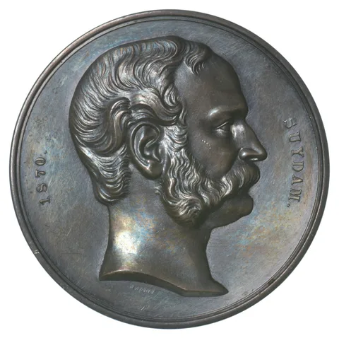 Suydam Medal Nat. Academy Design Life School Struck 1870 Cast 1919 Silver a3195