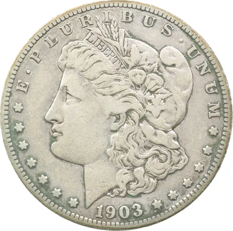 1903-S Morgan Silver Dollar a3631