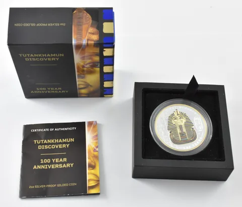 2022 Australia 2 Dollars Silver Tutankhamun W/ OGP *7871