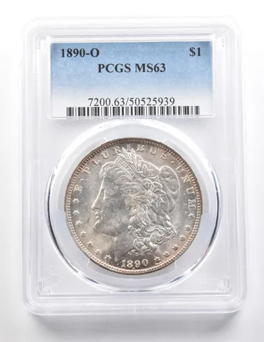 1890-O Morgan Silver Dollar MS63 PCGS PQ *3743